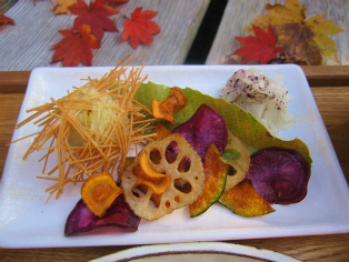 いが栗揚げと吹き寄せチップス