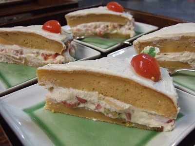 トマトのショートケーキ