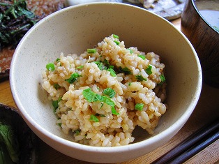 タラの新芽ご飯