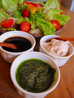 ドレッシング三種