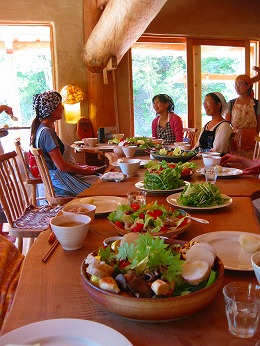 実習一回目　団欒風景