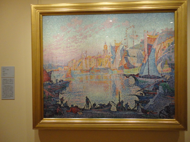 常設のシニャック、サント＝ロペの港。大好きな一枚。