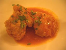 鶏肉のアンコーナ風