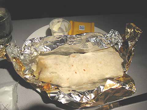 機内食・UA804 C2 SIN→NRT　'10.Oct.4