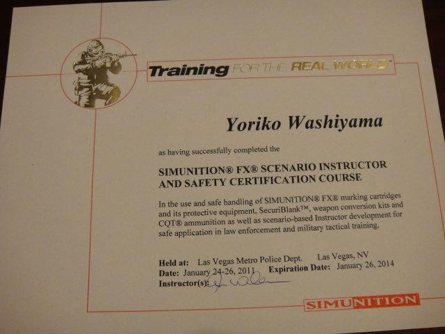 simunition fx certification