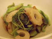 ウドとチクワの煮物