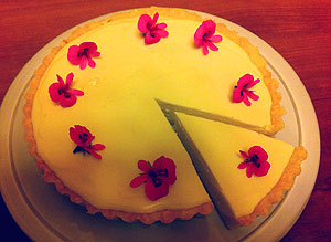 レアチーズケーキカット