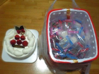 ケーキとアイス