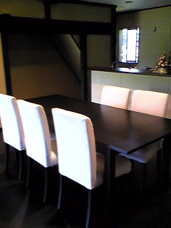 ダイニングテーブル。