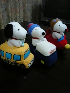 三匹スヌーピー