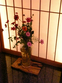 071028嵯峨沢館　お花1