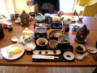 071030嵯峨沢館　朝食1