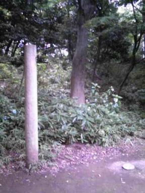 鳥居があった場所