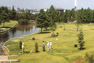 鶴見緑地のパークゴルフ場