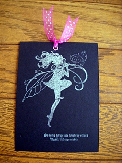 SUNさんのしおりの裏