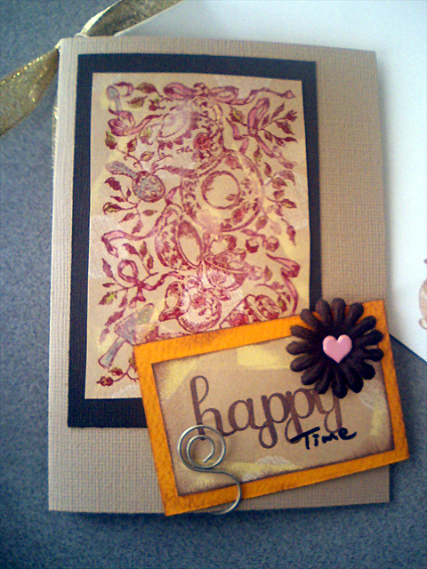 第1回こどものかおカード交換会のワタシのカード