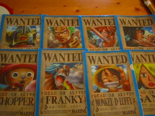 麦わら海賊団　８人