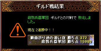 臍08'03.29.vs『殺戮兵器軍団』戦績