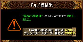 FS08'01.17vs『†最強の弱者達†』戦績