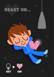 HEART ON ポスター