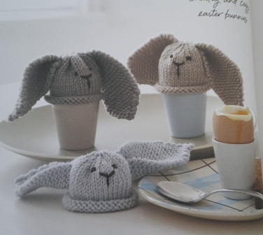 Bunny egg cozies