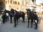 フィレンツェの騎馬警官