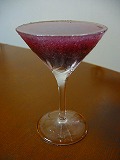 ブルーベリーのマティーニ