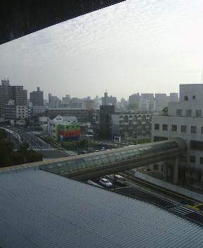 病室からの風景