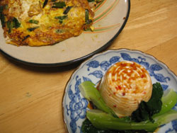 チンゲン菜と豆腐の中華ダレ