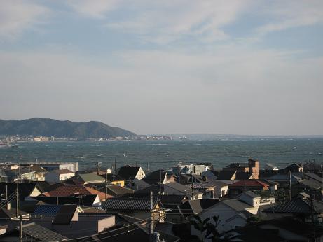 長谷寺から望む海
