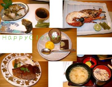 旅館の夕食２