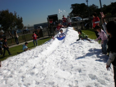 snow slide