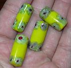 黄色のミルフィオリ