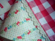 生地部分のアップ