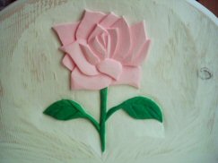 薔薇トレイ　薔薇の部分