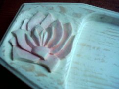 ソープトレイ薔薇部分