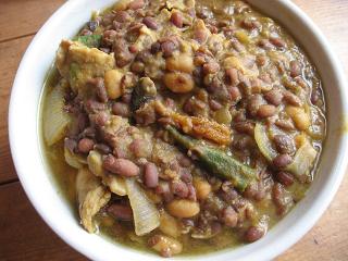 小豆入りグリーンカレー