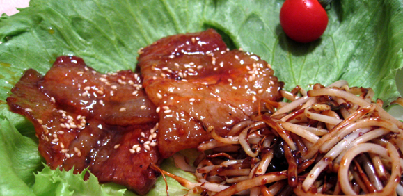 焼肉のタレで漬け込み焼肉