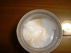 手作りアイス完成
