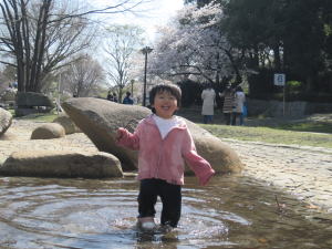 4月3日水踏み