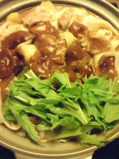 チャナメツムタケほうとう