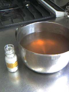 シソジュース　クエン酸投入