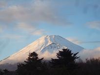 夕方の富士山