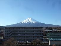 お宿からの富士山