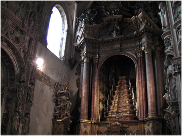 Mosteiro do Santa Cruz at Praca 8 de Maio in Coimbra, Portugal