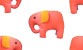 x2 Pink Elephants 83x50 pixels