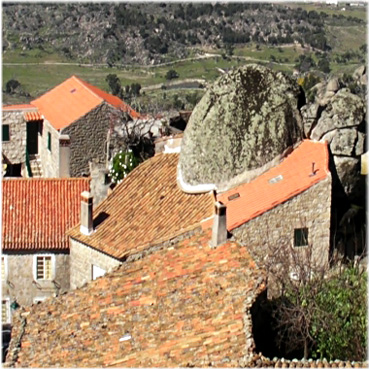 VILA town in Monsanto, Portugal