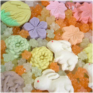 Japanese-style confection, the night of the full moon