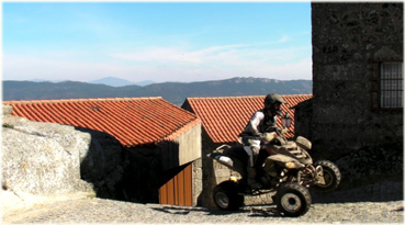 Lucano (clock tower) in Monsanto, Portugal