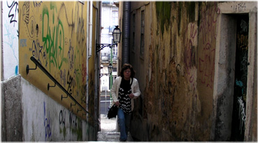 Rua de Sao in Lisbon, Portugal